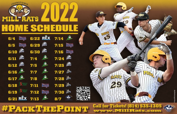 Mill Rats Schedule Poster